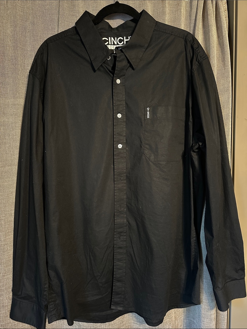 Cinch Black Modern Fit Button-Up Shirt